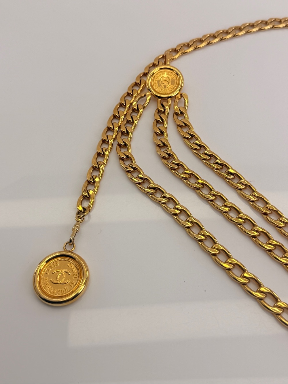 Chanel Vintage Draped Medallion Iconic Belt - Picture 5 of 11